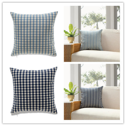 Contemporary Buffalo Check Throw Pillow - 2 Colors and 6 Sizes Options