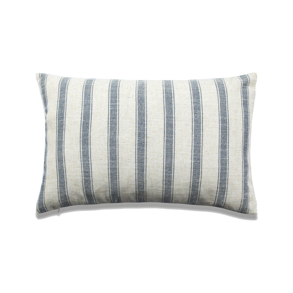 Michael Penney Throw Pillow-Check and Stripe - Neutral Color - Size in 14 x 20 and 20 x 20 inches