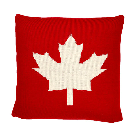 O Canada - Chunky Cable Knit Maple Leaf